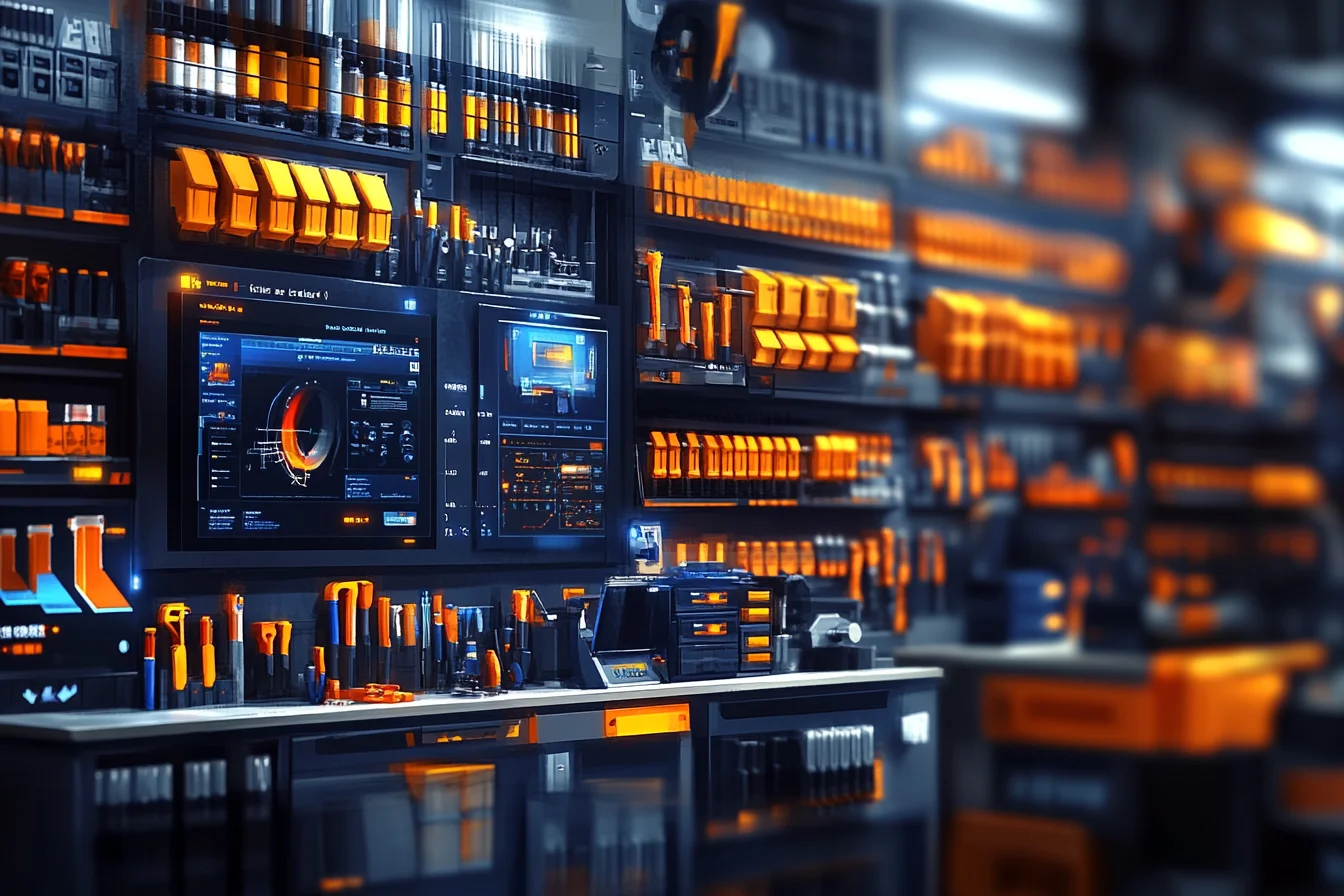 Magazyn w narzędziowni zorganizowany z pomocą oprogramowania SoftwareStudio